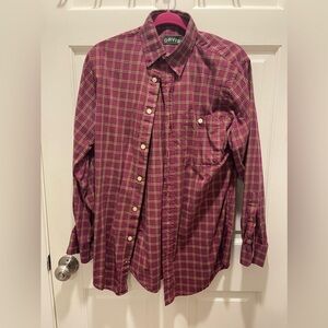 Men Orvis Long Sleeve Button Down - Size Small